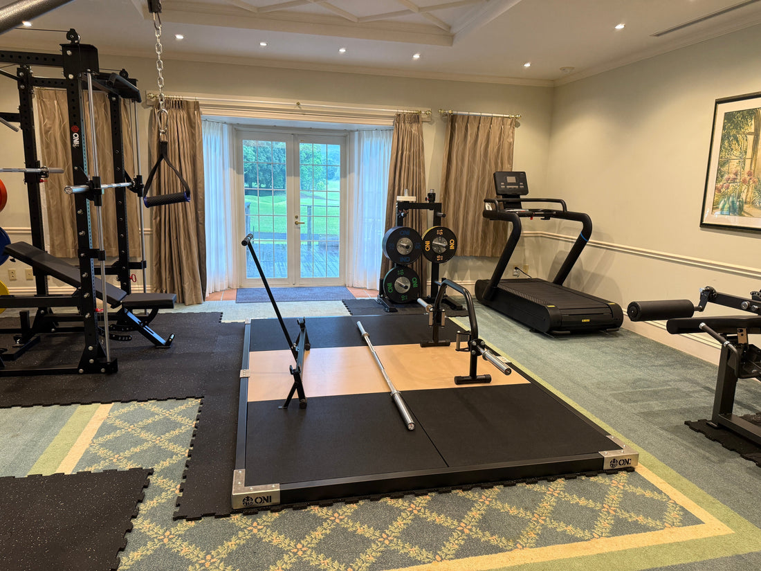 納品事例紹介 ウィンザーパークゴルフ&カントリークラブ様 ウエイトリフティング用プラットフォーム STRIKE Xマシン