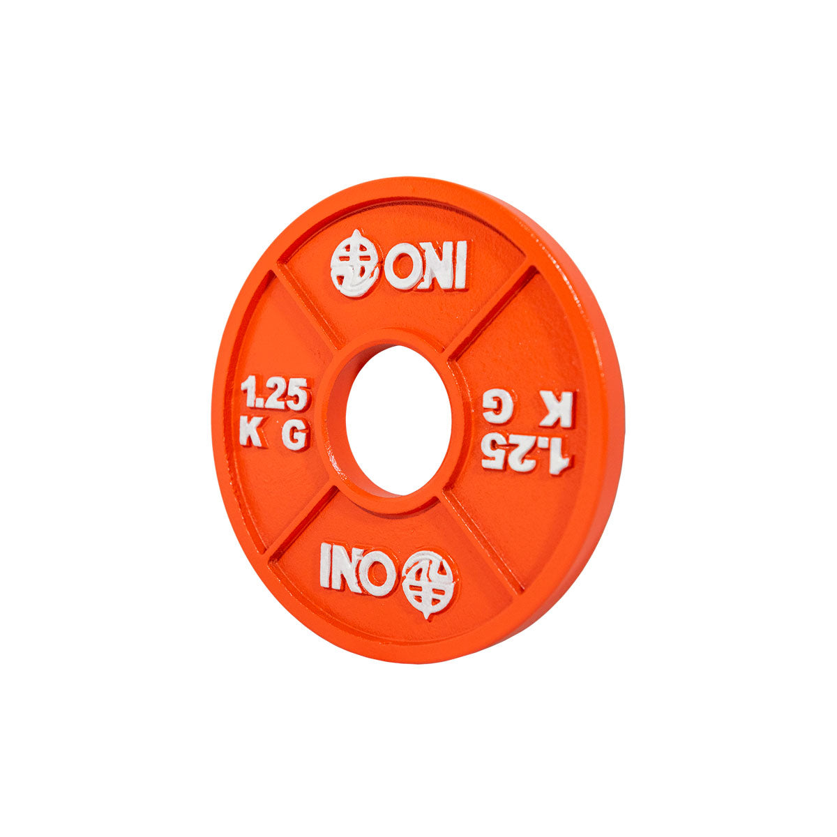 ONI パワーリフティングプレート コンペティション スチールプレート 25kg 20kg 15kg 10kg 5kg 2.5kg 1.25kg 0.5kg 0.25kg 2枚1セット IPF公認