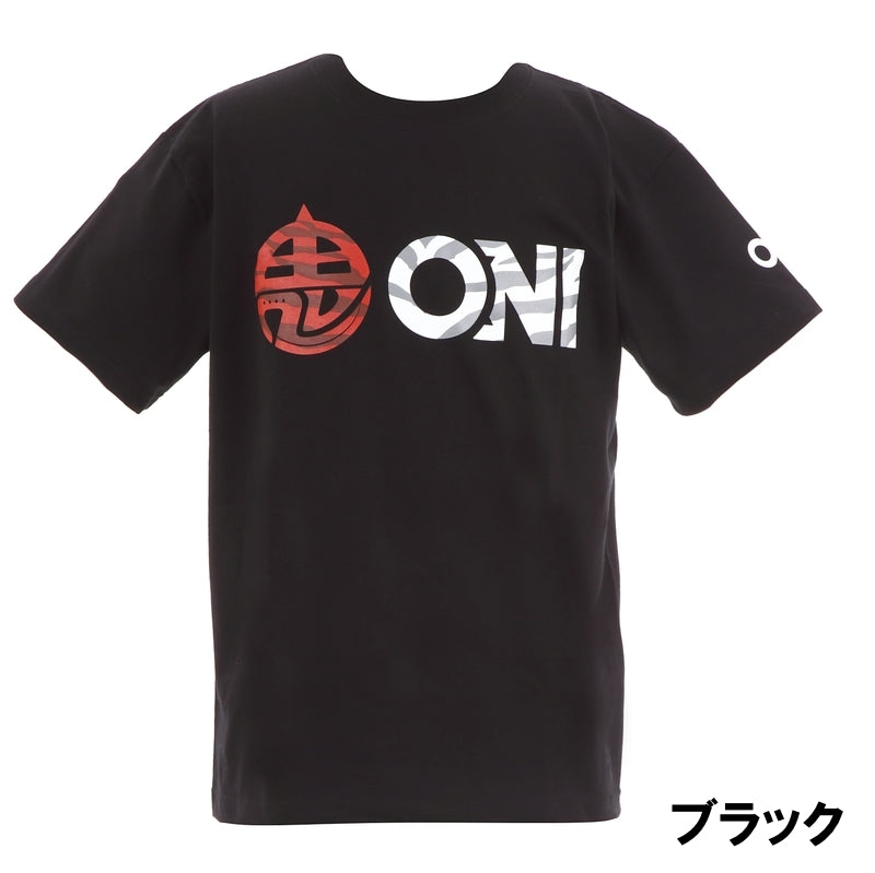 【受注生産品】ONI ALLグリップTシャツ 迷彩柄ロゴ 背中超強力滑り止め