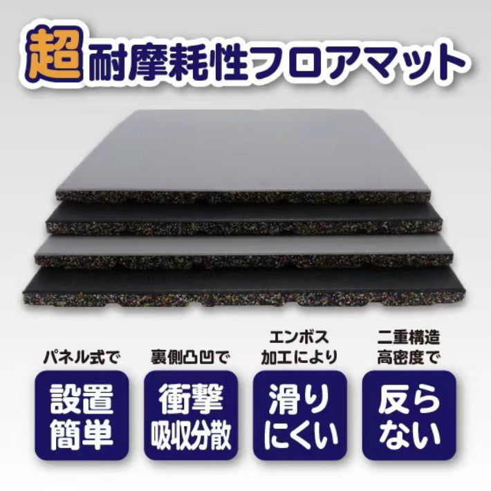 SLDS セルデス YINCAI（インサイ）ゴムマット 20mm 50cm×50cm