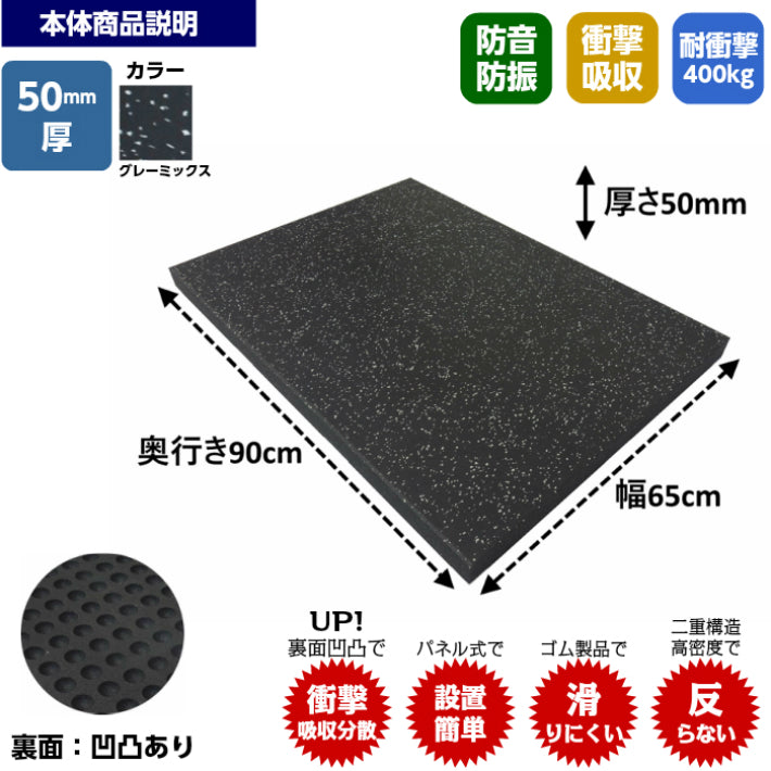 SLDS セルデス Newゴムチップマット ワイド 50mm 65cmX90cm