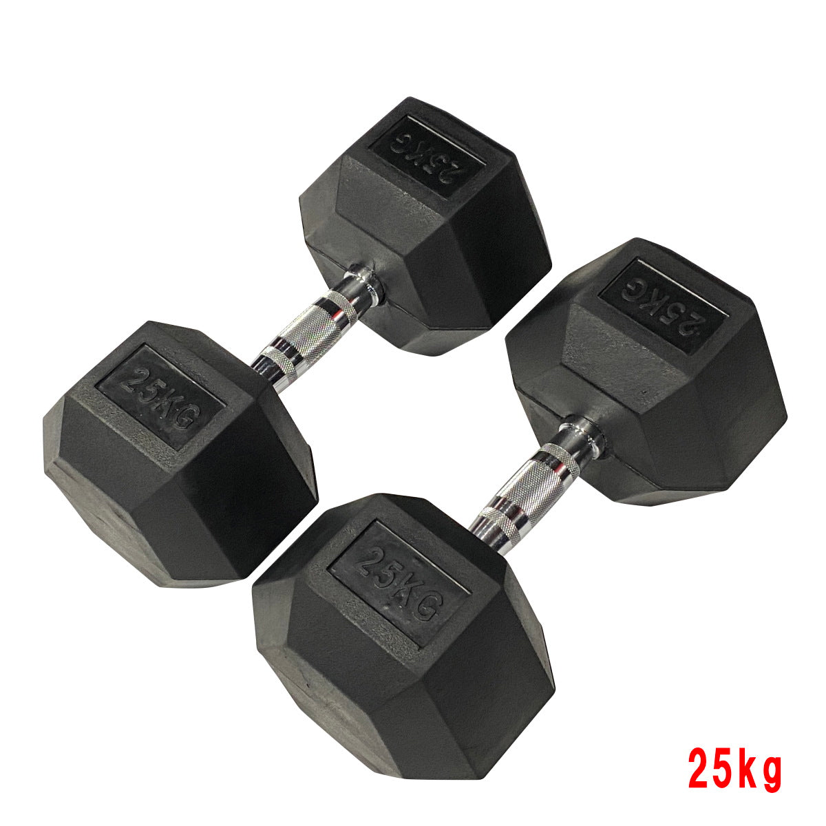 【単品販売】【長期在庫品】ヘックスラバーダンベル 固定式 1kg, 12.5kg, 15kg, 17.5kg, 22.5kg, 25kg, 27.5kg, 30kg, 37.5kg, 42.5kg, 47.5kg