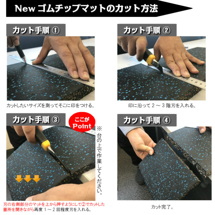 SLDS セルデス Newゴムチップマット 25mm 50cmX50cm – ONI 武器屋.net