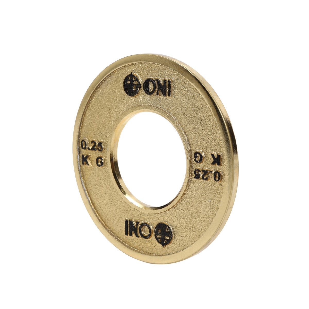 ONI パワーリフティングプレート コンペティション スチールプレート 25kg 20kg 15kg 10kg 5kg 2.5kg 1.25kg 0.5kg 0.25kg 2枚1セット IPF公認