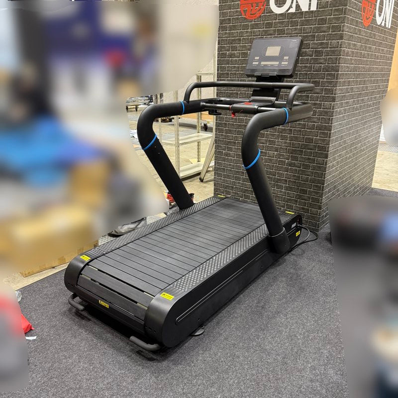 【チャーター便配送/組立有】【スポルテック展示品】ハイブリッドトレッドミル 自走式 モーター式 ランニングマシン Crossfit HIIT 有酸素運動