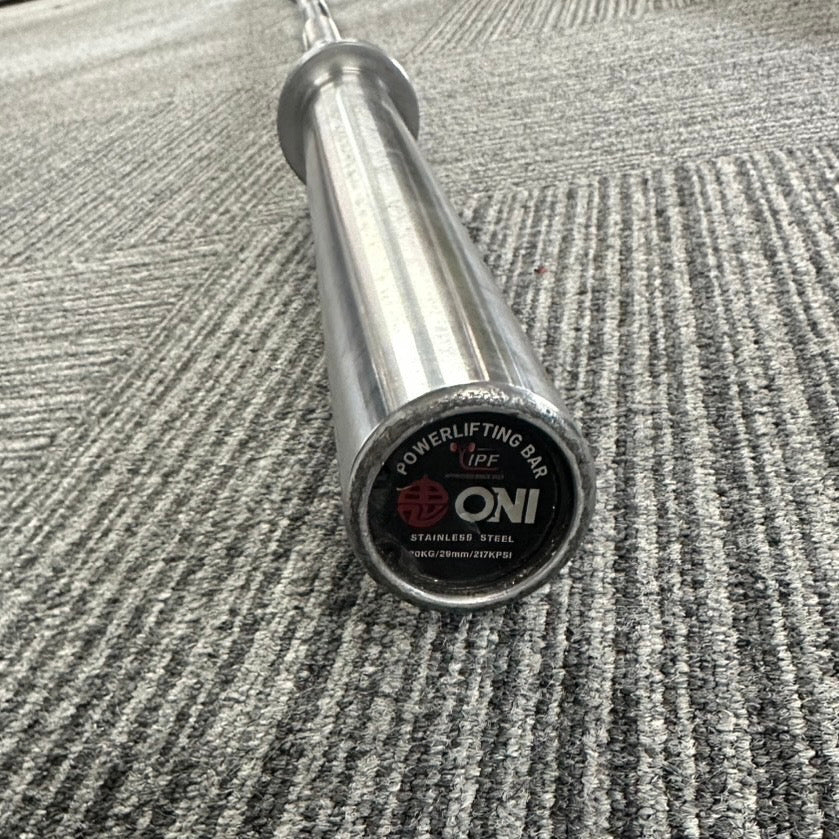 【中古品SALE】ONI パワーリフティングバーステンレスSUS630 IPF公認